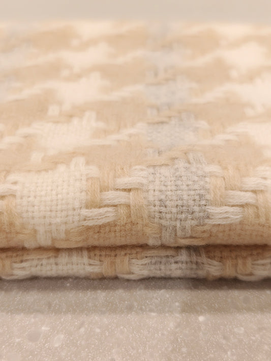 Sable Lattice Pure Cashmere Scarf