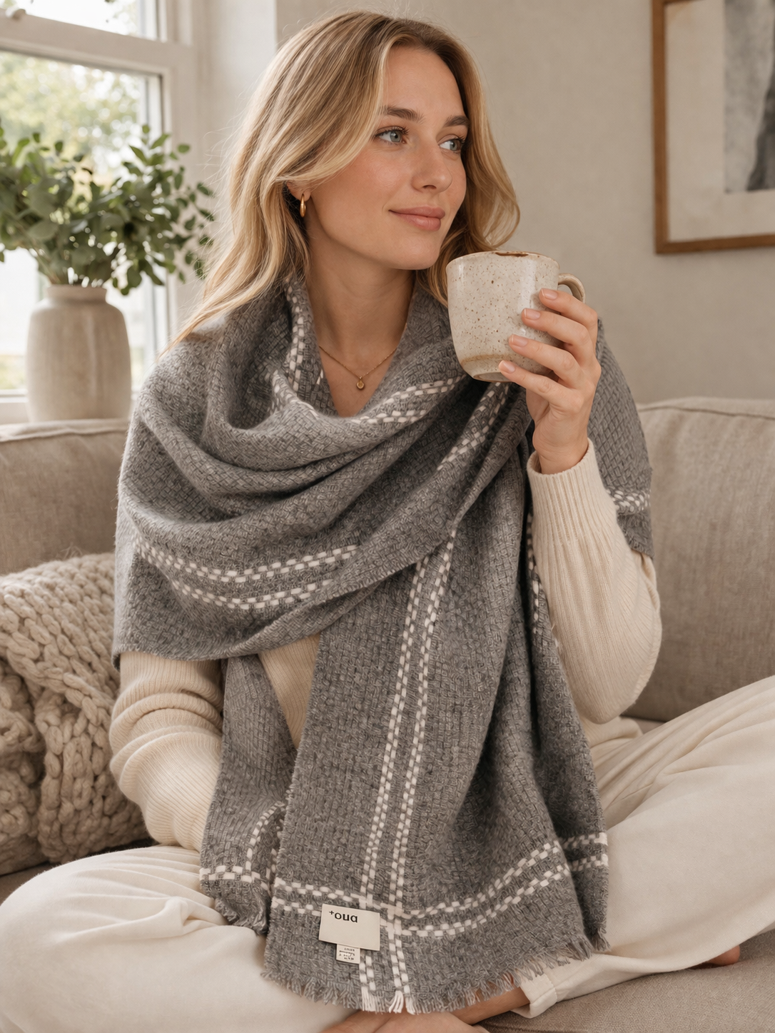 Classic Waffle Cashmere Wrap Collection