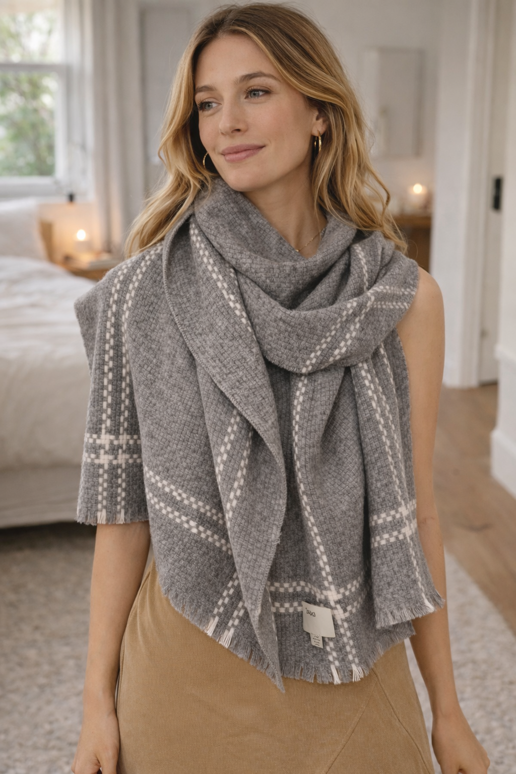 Classic Waffle Cashmere Wrap Collection